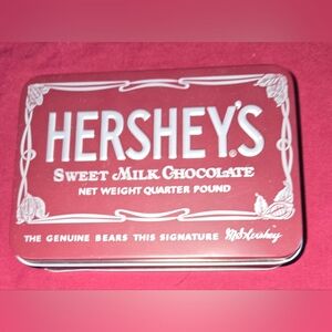 Hershey chocolate tin